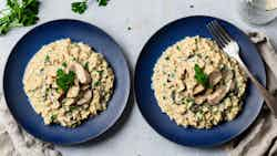 Creamy Mushroom Risotto (Kremový hubový rizoto)