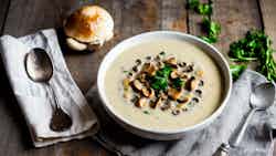 Creamy Mushroom Soup: Zupa Grzybowa