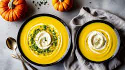 Creamy Pumpkin Soup (Kürdələr Çorbası)