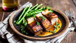 Crickhowell Cider-braised Pork Belly