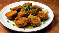 Crispy Fried Oysters With Spicy Sauce