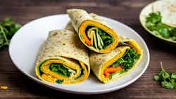 Curry Vegetable Roti Wrap