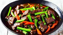 Daging Sapi Mongolian (indonesian-style Mongolian Beef)