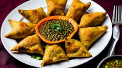 Dal Sabzi Samosa (lentil And Vegetable Samosas)