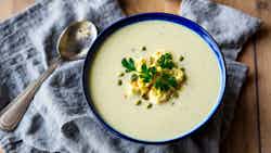 Danish Creamy Cauliflower Soup (Blomkålssuppe)