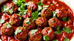Dawood Basha (qatari Spiced Lamb Meatballs In Tomato Sauce)