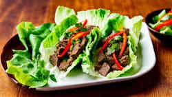 Diabetic-friendly Asian Beef Lettuce Wraps