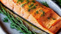 Diabetic-friendly Baked Salmon With Dill