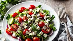 Diabetic-friendly Greek Salad With Chicken