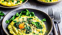 Diabetic-friendly Mushroom And Spinach Omelet