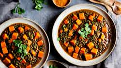 Dinich Wot (ethiopian Sweet Potato And Lentil Stew)