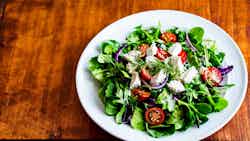 Divine Kazy Salad with Fresh Herbs (Казы салат с свежей зеленью)