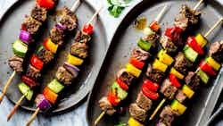 Djiboutian Spiced Lamb and Vegetable Skewers (Brochettes d'Agneau et de Légumes Épicées Djiboutiennes)