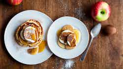 Dorset's Sweet Escape: Dorset Apple And Cinnamon Pancakes With Maple Syrup