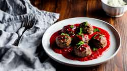 Eesti Stiilis Lihapallid Pohlakastmega (estonian-style Meatballs With Lingonberry Sauce)