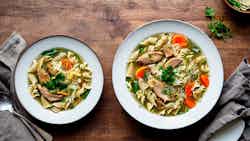 Egg Noodle Soup With Meat And Vegetables (mami)