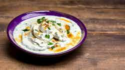 Eggplant In Yogurt Sauce (dahi Baigana)