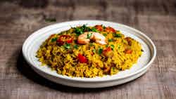 Emirati Machbous Rice With Seafood