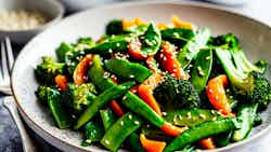 Enlightened Broccoli And Snow Pea Stir-fry