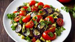 Ensalada De Berenjena Y Tomate Asado (roasted Eggplant And Tomato Salad)