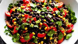 Ensalada De Frijoles Negros Y Arroz (honduran Black Bean And Rice Salad)