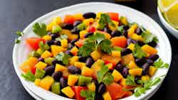 Ensalada De Papaya Y Frijoles Negros (papaya And Black Bean Salad)