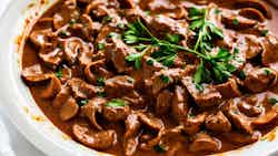 Estrogonofe De Carne Eurasiano (eurasian Beef Stroganoff)