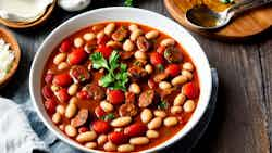 Fabada Asturiana (creamy White Bean And Chorizo Soup)