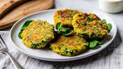 Fang Cassava And Spinach Fritters
