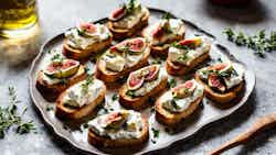 Felanitx Fig And Goat Cheese Crostini