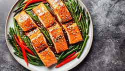 Feng Mi Sheng Yu (honey Glazed Salmon)