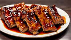 Feng Wei Pai Gu (sticky Manchu Honey Glazed Ribs)