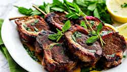 Fijian-style Lamb Chops With Mint Sauce