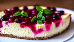 Finnish Lingonberry Cheesecake