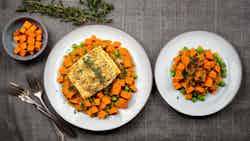 Fish Pie With Sweet Potato Topping