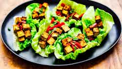 Five-spice Tofu Lettuce Wraps