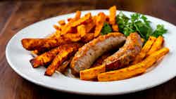 Flensburg Fusion: Currywurst With Sweet Potato Fries