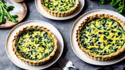 Franconian Mushroom And Spinach Quiche