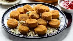 Fried Cottage Cheese Sweets (chhena Gaja Jhili)