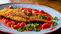 Fried Fish with Spicy Tomato Sauce (Samak Bil-Tomato)