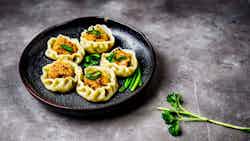 Fried Pork and Chive Dumplings (韭菜盒子)