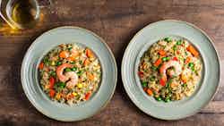 Fried Rice With Shrimp And Vegetables