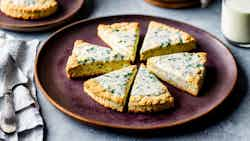 Fryske Tsiis En Uene Scones (frisian Cheese And Onion Scones)