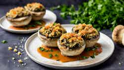 Funghi Ripieni (ligurian Style Stuffed Mushrooms)