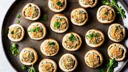 Funghi Ripieni Napoletani (neapolitan-style Stuffed Mushrooms)