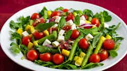 Garden Fresh: Ensalada Vasca (basque Salad) With Fresh Vegetables And White Asparagus