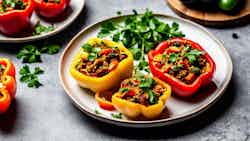 Gemista (greek-style Stuffed Baked Bell Peppers)