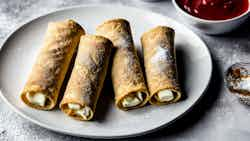 German Pancake Roll-Ups (Deutsche Pfannkuchen-Roll-Ups)