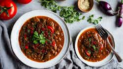 Ghormeh Bademjan (eggplant And Tomato Stew)