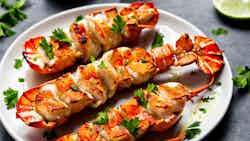 Ginger And Garlic Grilled Lobster Tails